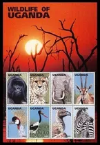 Comprar Fauna - Gorila - Elefante - Cebra - Uganda - Hojita Mint