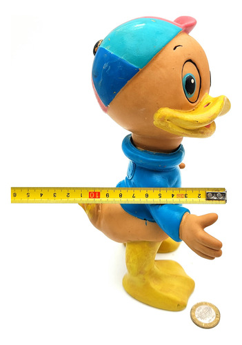 Muñeco Goma Sobrino Pato Rico Disney Rayito De Sol - Juguete (Usado)