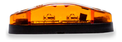 Lanterna Lateral 2 Leds Smd 12/24v Âmbar Reboque Tarponn