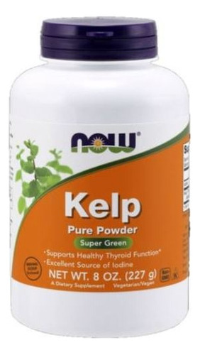 Kelp Premium Em Pó 227g Now Foods