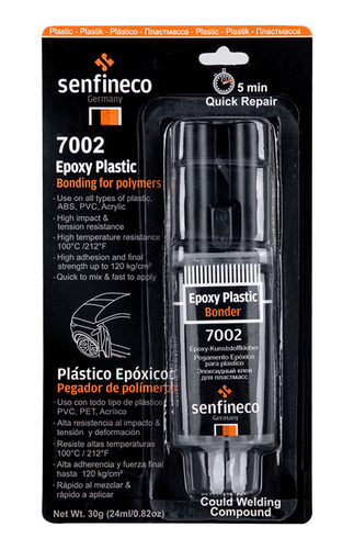 Pega Epoxy Para Plástico Senfineco 7002