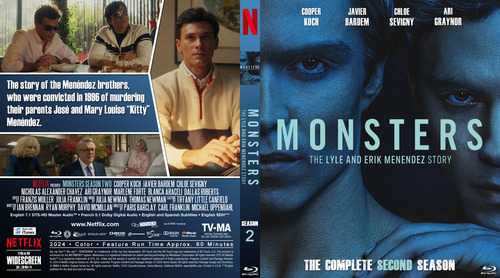 Monsters The Lyle & Erik Menendez Story 2024 Bluray 3 Discos