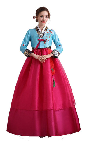 Disfraz Tradicional Hanbok De Cosplay For Mujer, Minority P