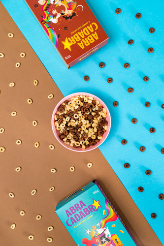 Abra Cadabra - O Cereal Sem Cereal - Kit 2 Sabores (vd+dc)
