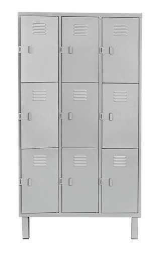 Lockers Casillero Metalico Nacional 3 Cuerpos 9 Puertas 