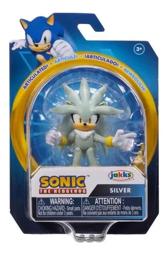 Sonic - Boneco do Silver - 3402 - Candide - Real Brinquedos