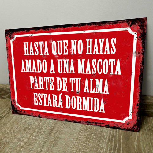 Chapa Retro Vintage Cartel Cuadro Decorativo Frases Cmt004