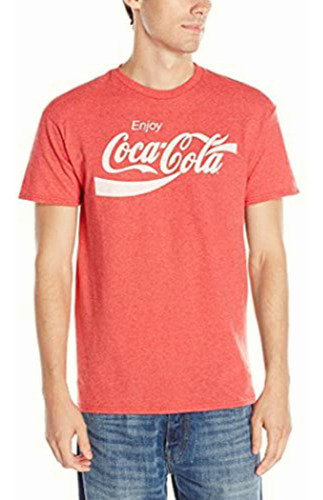 Coca-cola Playera De Manga Corta Para Hombre Eighties Coke,