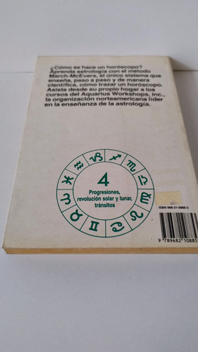 Aprenda Astrología 4: Progresiones - Roca, 1992 (Usado)