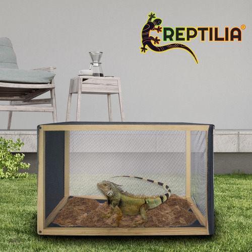 Reptilario Grande Solarium Para Baños De Sol Para Reptiles