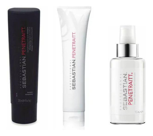 Kit Sebastian Penetraitt Sh 250ml+másc 150ml+overnight 95ml