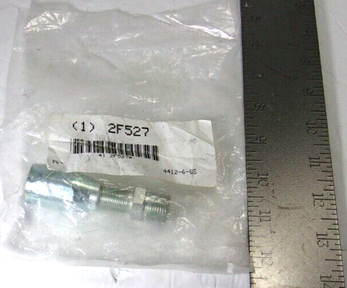 Eaton 4412-6-8s Hydraulic Hose Fitting, Npt, Straight, Ccf