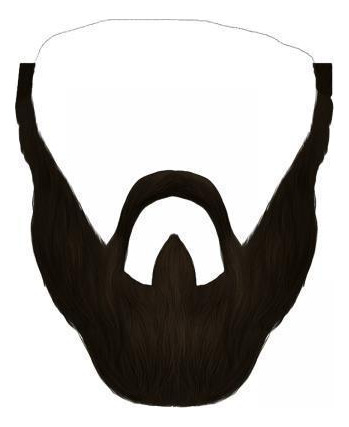 3 Disfraz De Fiesta De Bigote Barba De Franela Divertida
