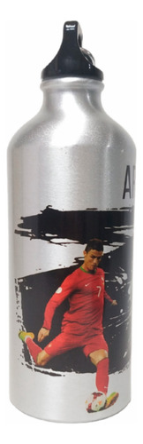 Botella de agua por sublimación Cr7 Cristiano Ronaldo + nombre