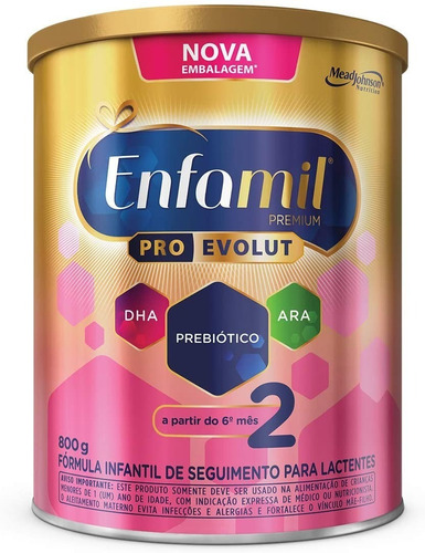 Fórmula Infantil Enfamil Premium 2 - Lata 800g