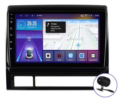 Estéreo 6+128gb 4g Para Toyota Tacoma 2006-2012 Qled Carplay