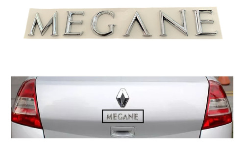 Emblema Palabra Megane Ii De Renault (tipo Original)