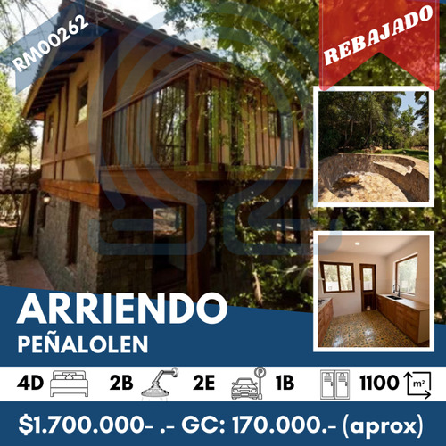 Casa En Arriendo En Peñalolén