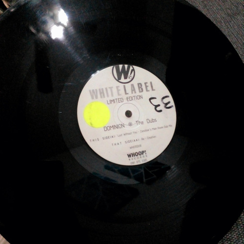 Dominion - The Dubs (vinilo, Tapa Blanca, 2000) Vg+ U.k Edición Limitada