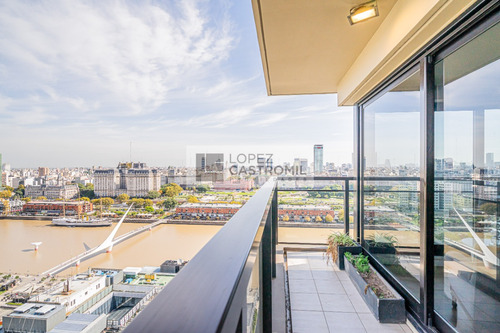 Departamento Alquiler 5 Ambientes Dependencia Full Amenities Amoblado Y Equipado Cochera Vigilancia Puerto Madero
