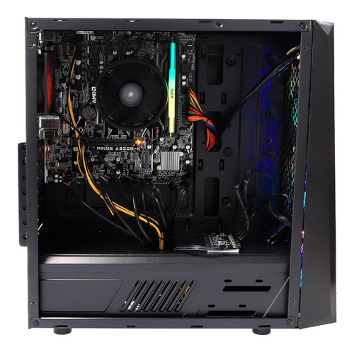 Imagen 3 de 9 de Yugen Pc Gamer Ryzen 3 Radeon 8gb Rgb 240gb Ssd Wifi Kit