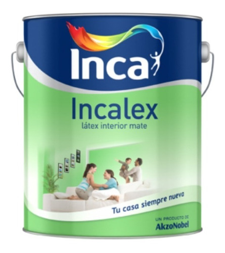 Pintura Latex Para Interiores Incalex Mate 20 Lts | Ed