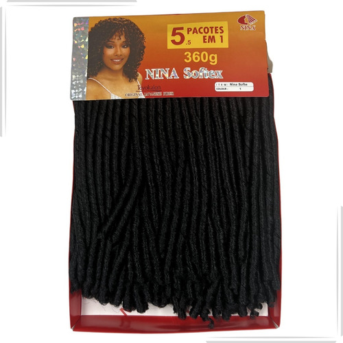 Cabelo Nina Softex Cacheado 360 Gramas Crochet