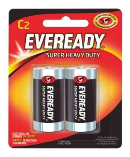 Pila Bateria Eveready  C2 - Blister 2 Unidades