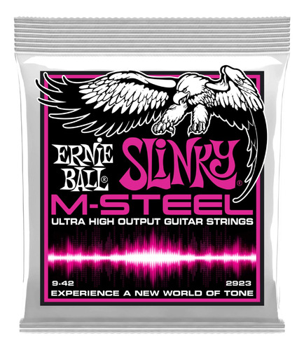 Encordado Electrica 009-042 Slinky M-steel Ernie Ball P02923