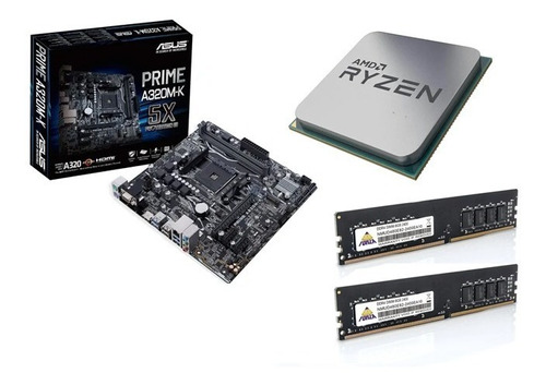 Combo Actualizacion  A320m-k + Ryzen 3 3200g + 2 X 8gb 2666