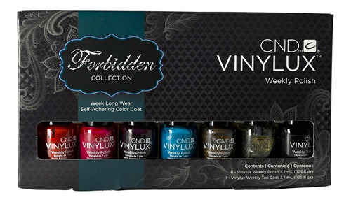 Cnd Vinylux Weekly Polish Forbidden Mini Collection