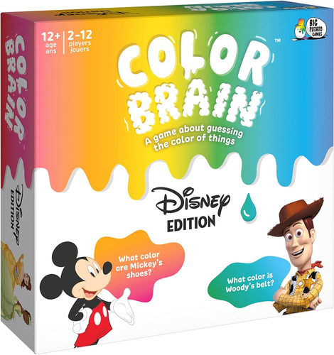 Disney, Color Brain Board Game For Families Mickey Mouse Min