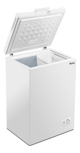 Freezer Horizontal Philco 1 Porta 99 Litros 2 Em 1 Pfh105b Cor Branco 110v