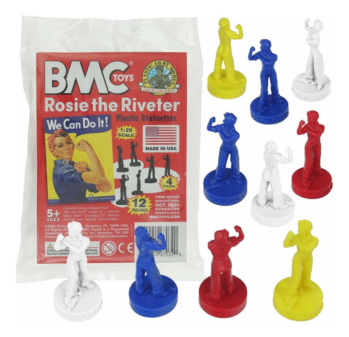 Juegos De Acción Bmc Rosie The Riveter Figuras De  Fr80mn