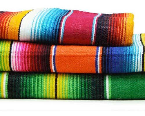 Camino De Mesa Sarape Mexicano 37cm X 2.10 Mts 100 Pack