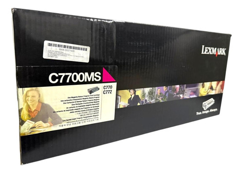 Pack Kit 4 Toner Lexmark C7700ks, C7700ms, C7700cs, C7700ys