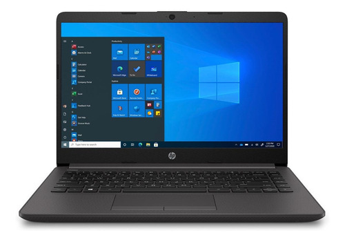 Imagen 1 de 3 de Laptop HP 240 G8 plateado ceniza oscuro 14", Intel Celeron N4020  4GB de RAM 500GB HDD, Intel UHD Graphics 600 1366x768px Windows 10 Home