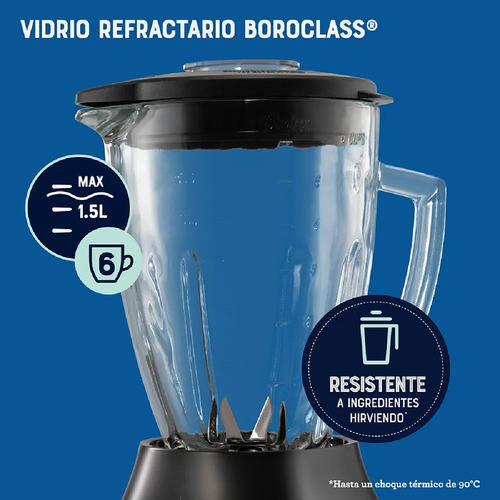 Licuadora Oster 2 Programas 3 Vel + Pulso 800w Blstpeg-brt
