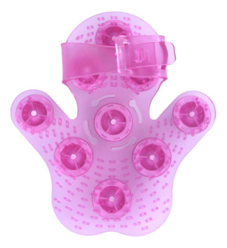 Luva Massageadora Corporal Com Esferas Rosa R23-r Acte