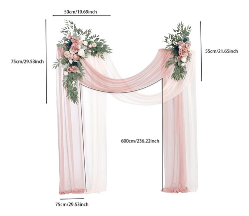 Conjunto De Flores Artificiales Para Decoración De Boda En
