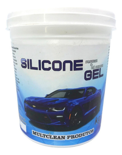 Silicone Gel Automotivo Perfumado Revitaliza E Hidrata 1kg Cor Para todas as cores