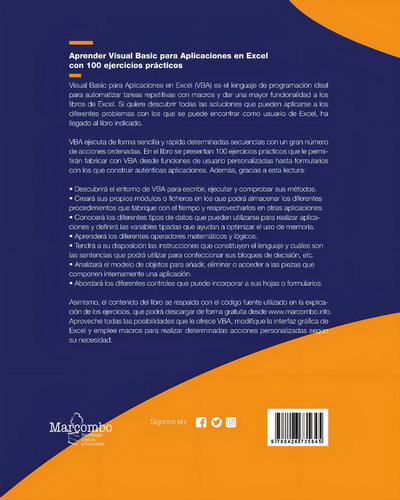 Libro Técni Aprender Visual Basic Para Aplicaciones En Excel