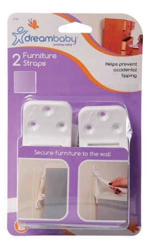 Dreambaby 2 Pack Furniture Straps Blanco