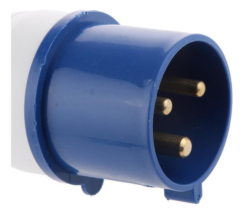 2 Unidades Conector De 3 Clavijas + Industrial Toma De