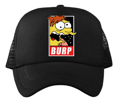 Gorra Negra Simpson Barney Gomez Unitalla Ajustable