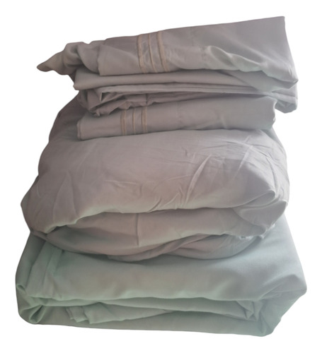 Juego De Sabanas King Size Gris