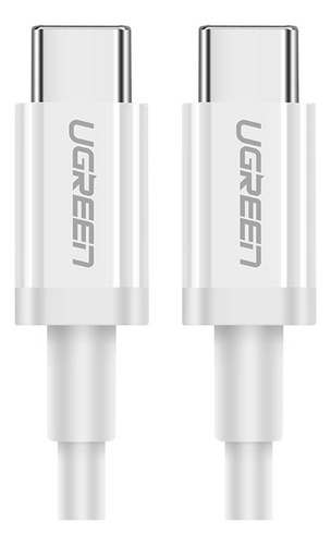 Cable Premium Usb C Carga Rapida 60w 1.5m Blanco Ugreen