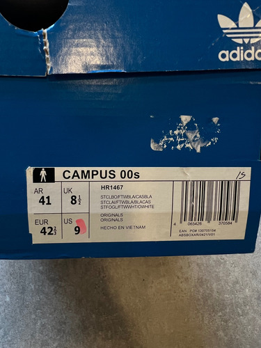 Zapatillas Adidas Campus 00s Hombre Verde Talle 41 Arg 9 Us (Usado)