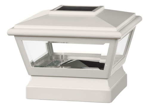 Outdoor Essentials Luz Led Solar Vinilo Para Poste Piramide