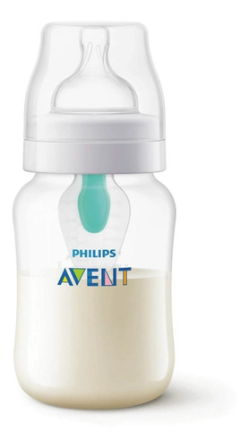 Imagen 1 de 9 de Mamadera Avent Scf813/14 Anticolic Sistema Air Free 260ml
